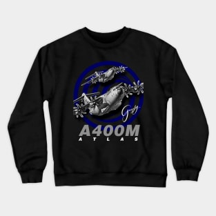 A400M Atlas Tactical Airlifter Heavy Aircraft Crewneck Sweatshirt